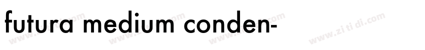 futura medium conden字体转换